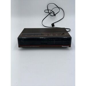 Vtg Panasonic AM/FM Dual Wake‎ Up Alarm Clock Radio Model RC-6080 Tested Working